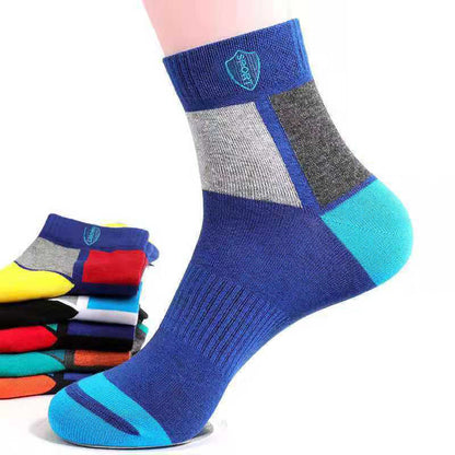 🧦【10 par】Męskie oddychające, odporne na zapachy i pochłaniające pot skarpetki sportowe 4156539