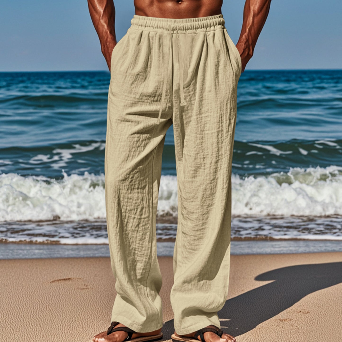 👖🔥Casual παντελόνι μόδας-Ιδανικό για casual στυλ και καθημερινές εξόδους