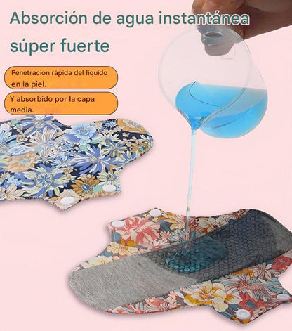 🔥【Paquete de 5】🌈Almohadilla antibacteriana de algodón y grafeno lavable[Limitado a 15 unidades por persona]