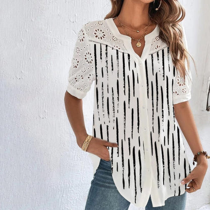 🎁 [S-5XL] Nove majice s kratkimi rokavi, cvetlični potiski, lepe in udobne