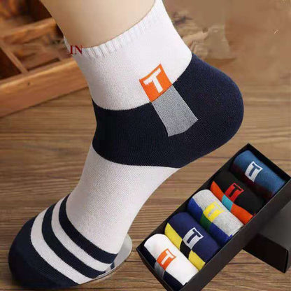 🧦【10 par】Męskie oddychające, odporne na zapachy i pochłaniające pot skarpetki sportowe 4156539
