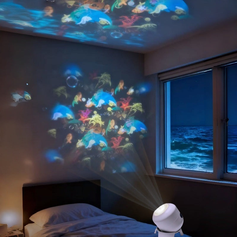 🔥 🔥Dynamický rotující LED projektor