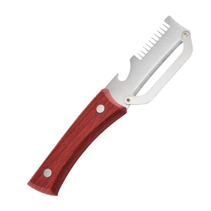 ✅ Kup 1, otrzymaj 1 gratis (2 produkty) 🧅🔪 Wielofunkcyjna obieraczka kuchenna 3 w 1: obiera, kroi i otwiera słoiki! 🔥