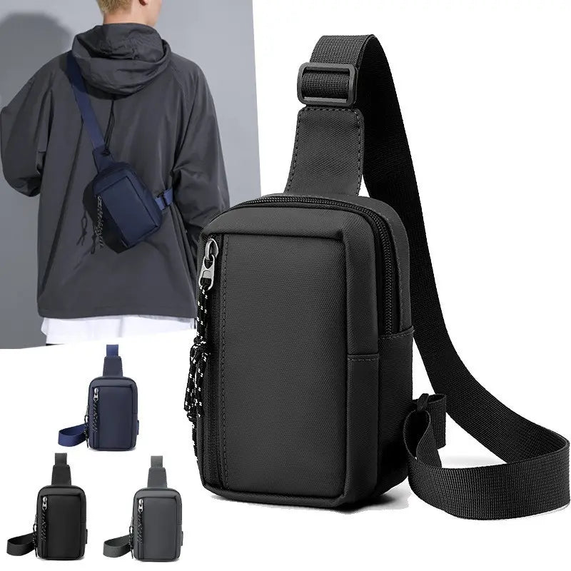 Bolso bandolera multicompartimento con bolsillo trasero antirrobo: protege tus objetos de valor.