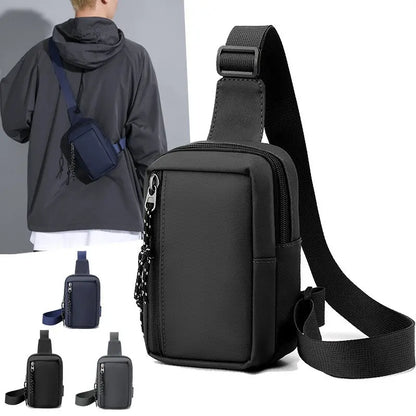 Bolso bandolera multicompartimento con bolsillo trasero antirrobo: protege tus objetos de valor.