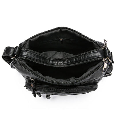 💥👜2025 Nová veľkokapacitná mäkká kožená taška cez rameno/prekrížené telo