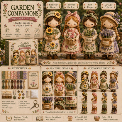 🎁Último día: ¡Disfruta de un 49% de descuento! 🧵 Kit de patchwork para armar en miniatura de la serie Mundo en miniatura.