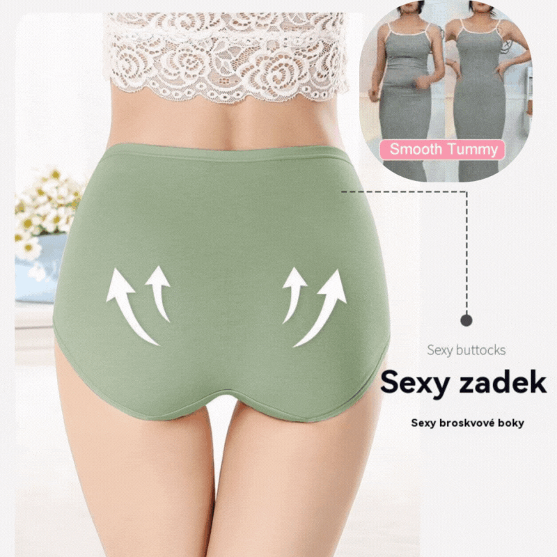 ✅【45KG-90KG】Bielizna z wysokim stanem, podnosząca i modelująca biodra, odpowiednia dla osób o wadze 45-90 kg, wykonana z wysokiej jakości bawełny✨️ 4213322