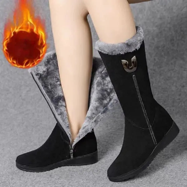 🔥💥【35–41】Modni zimski škornji s toplo podlogo – elegantni in topli