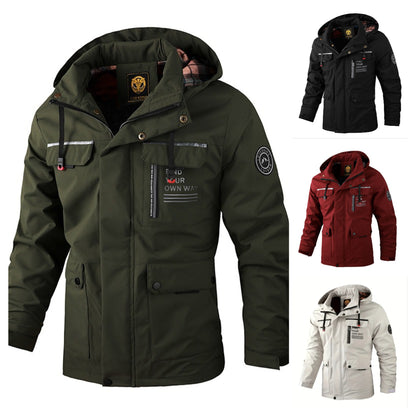 🔥【M~4XL】2025 Nova moška vodoodporna, vetrovno odporna jakna za plezanje na prostem