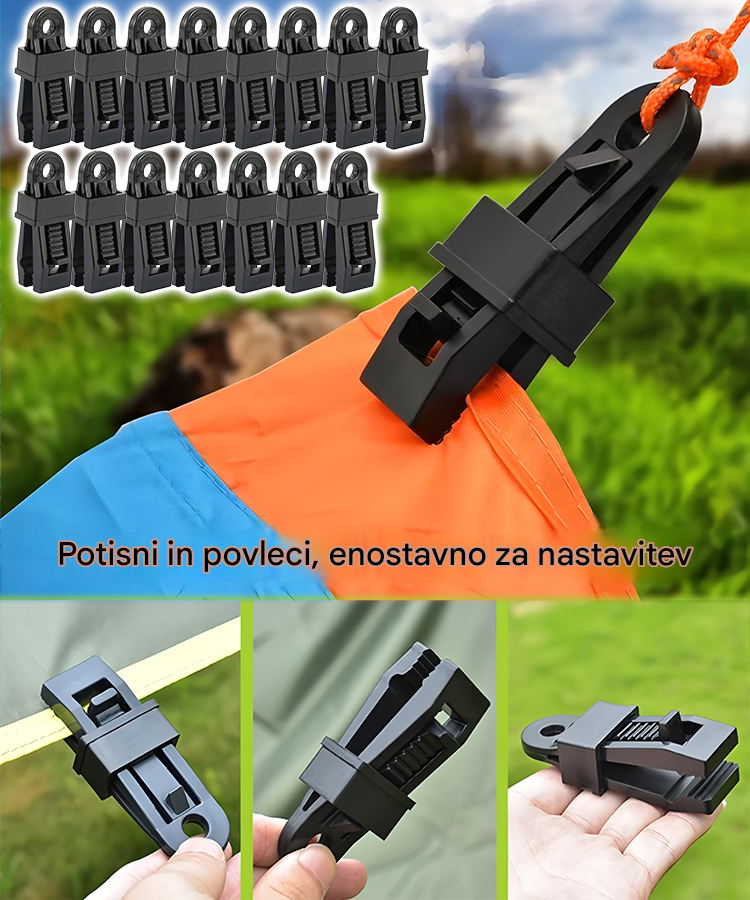 🏡🌿[50 kosov] Sponke za pritrditev senčne mreže za vrt, sponke za pritrditev šotora
