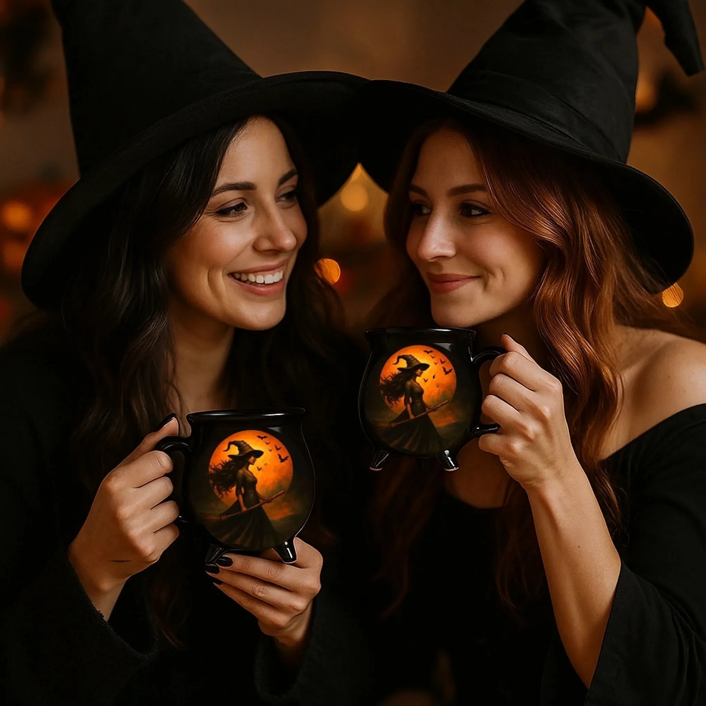 🧙‍♀️🎃Unikátní kreativní hrnek s drahokamy Čarodějnický kotel 4242954