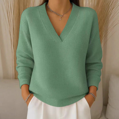 🔥🌸【Plačilo ob dostavi】💖【S-3XL】Elegantna in udobna ženska srajca z V-izrezom