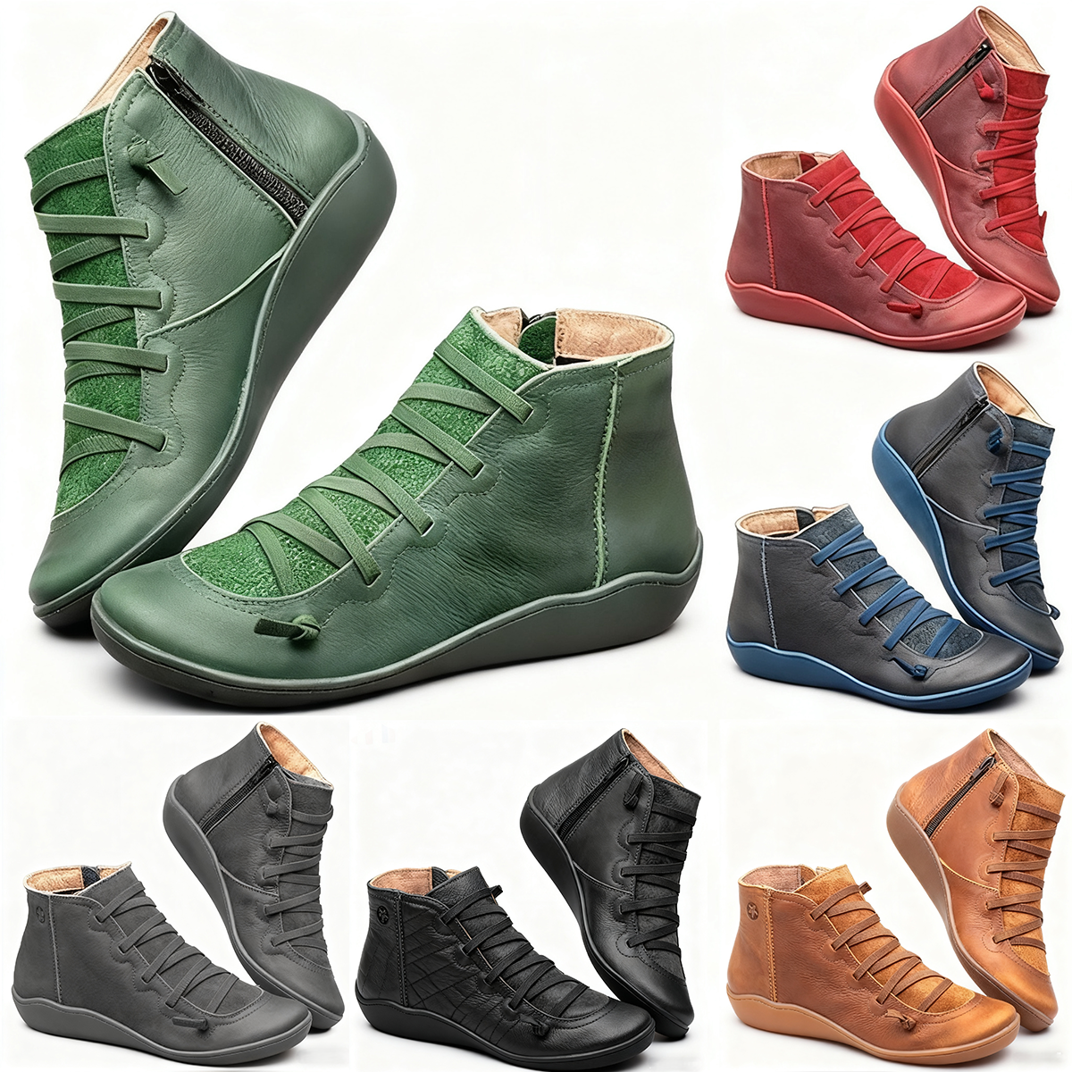 🔥【35-43】Nové neformální dámské kotníkové boty velké velikosti