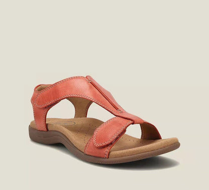 👡🌻Dámské sandály na platformě z měkké hovězí kůže