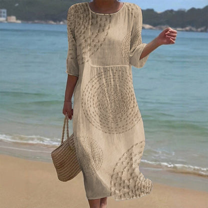 👗【XS-4XL】Elegantna poletna obleka za prosti čas - zračna, udobna, vsestranska in vitka.