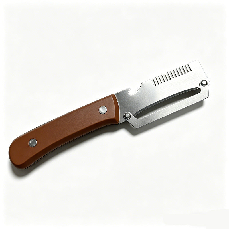 ✅Kupte 1, dostanete 1 zdarma (2 položky) 🧅🔪 Multifunkční kuchyňská škrabka 3 v 1: Loupá, krájí a otevírá lahve! 🔥