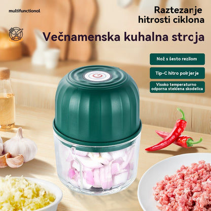 🔥 🔥【Kupite 1, dobite 1 gratis】Prodanih več kot 50.000 enot! 🧄Električni sekalnik česna, mini prenosni sekalnik zelenjave