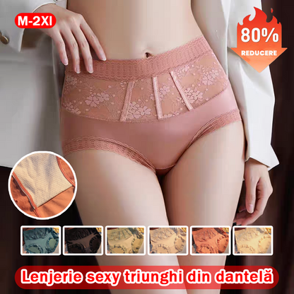 ✨【Kupte 1 a získejte 6 zdarma】💖2026 Nové kalhotky na zvedání břicha se saténovým spojováním【45-85kg】