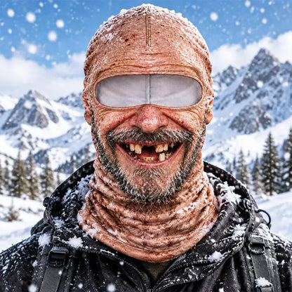 🔥😎 Divertida mascarilla facial 3D y cálida para deportes de invierno al aire libre