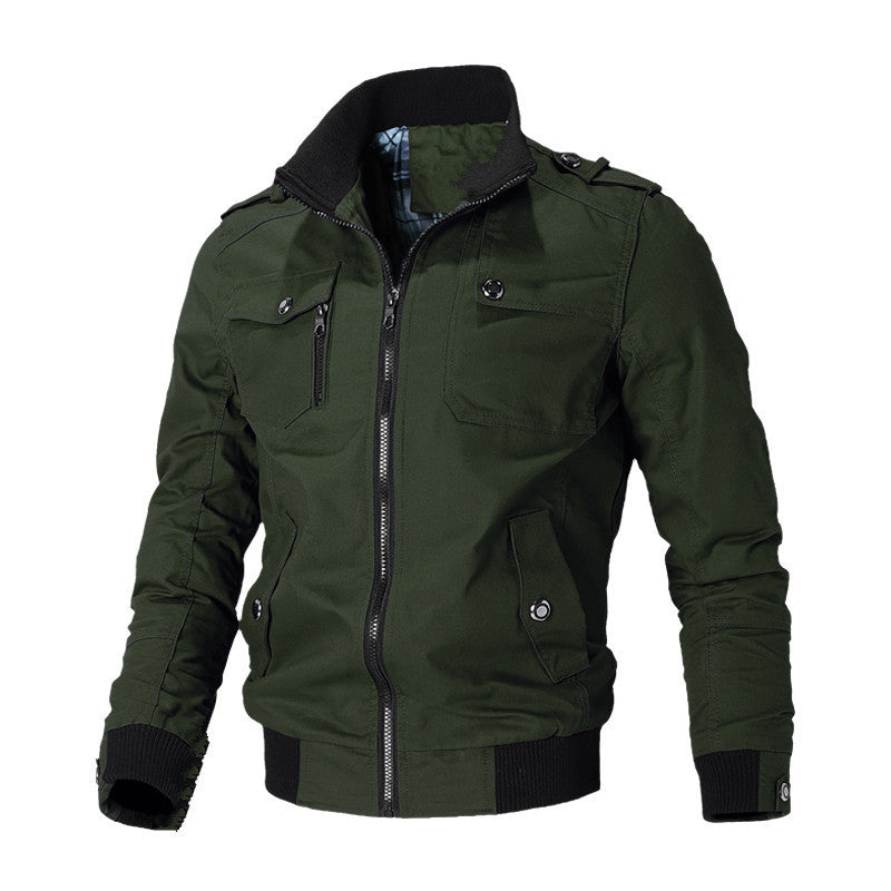 😎🧥 [M-5XL] Új férfi katonai dzseki, strapabíró, kiváló minőségű, meleg【Prémium férfi divat, otthoni alapdarab】