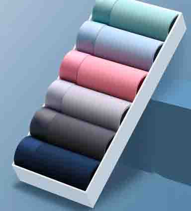 🔥🩲【50% zniżki】【6 sztuk】🔥Wygodna i oddychająca męska bielizna z lodowego jedwabiu 4220594