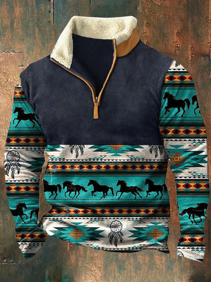 🔥✨【S-4XL】Moška jesensko/zimska jopa z dolgimi rokavi in 3D potiskom za leto 2025