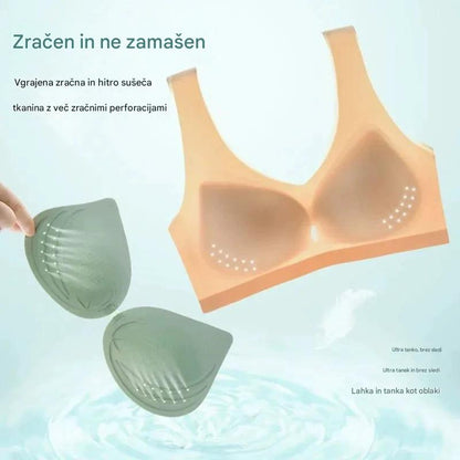💟 [Kupite 1, dobite 1 brezplačno][M-5XL] Brezšivni ultratanek nedrček Ice Silk