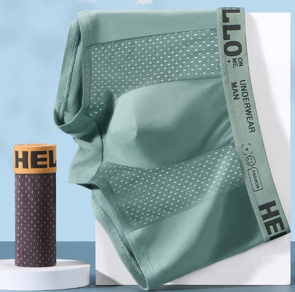 [6 komada u setu] Visokokvalitetne muške bokserice od prozračne mrežaste tkanine