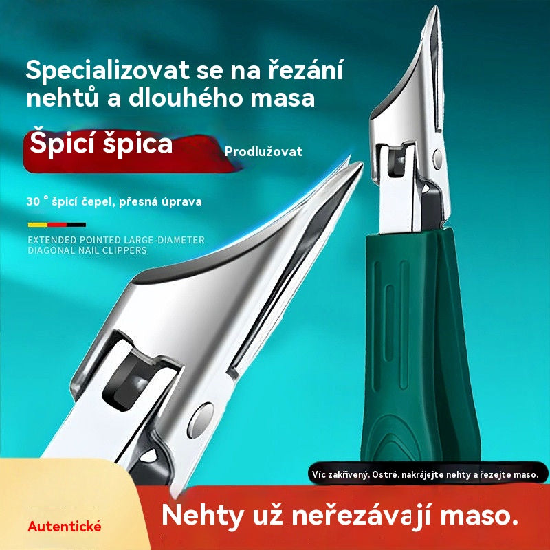 🔥【Kupte 1 a dostanete 1 zdarma】🔥 Nůžky na nehty s protiskluzovou úpravou a 25° zkoseným okrajem (sada 3 kusů)