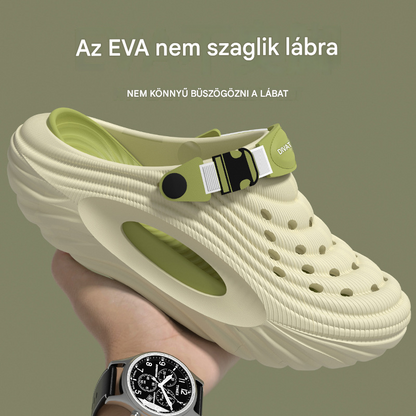 👟 -50% Most! 🌬️ Férfi szandál vastag EVA talppal – könnyű, csúszásmentes, légáteresztő 🏃‍♂️ Tökéletes strandra, edzéshez, hétköznapokra!