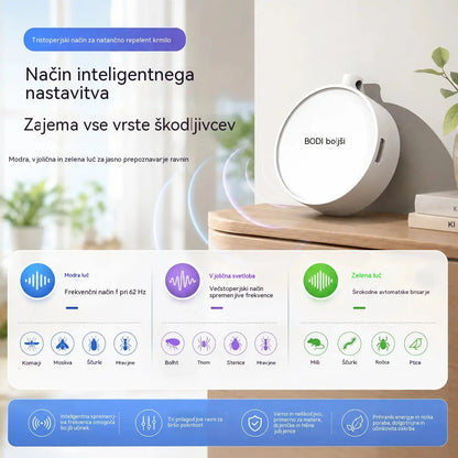 🔥【2 za samo 23 €】🐦 Prenosni ultrazvočni odganjalec ptic | Avtomatski odganjalec golobov, primeren za balkone, vrtove in zunanje prostore