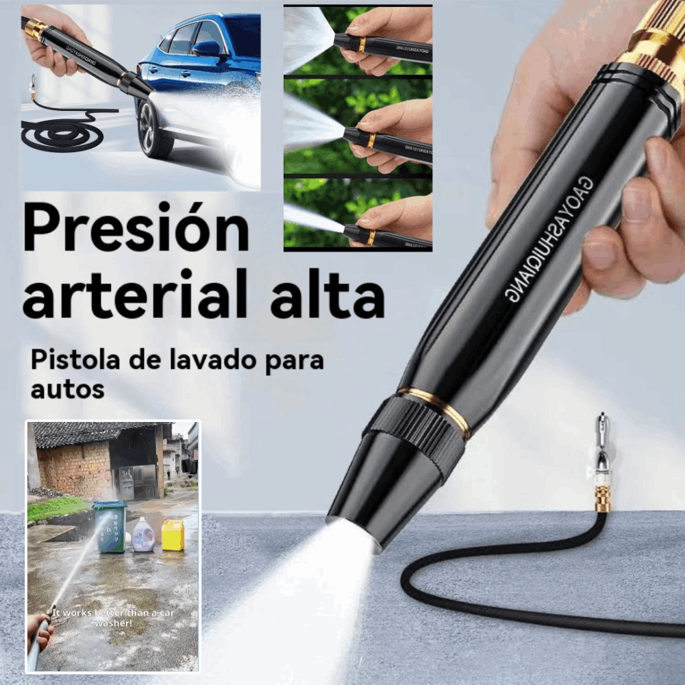 💧🚗🔥Compra 1 y llévate 1 gratis!🔥Nueva boquilla de lavado de autos de alta presión, universal para regar flores, lavar autos y limpiar el suelo