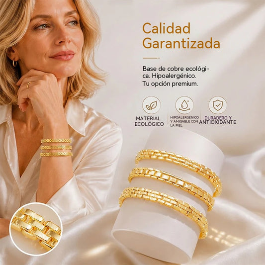 ✨ SLEVA 50 %! 🔷 Náramek s geometrickými články: minimalistický, moderní a jemný. Ideální pro každodenní nošení nebo jako decentní doplněk. Pohodlný a všestranný. 💫