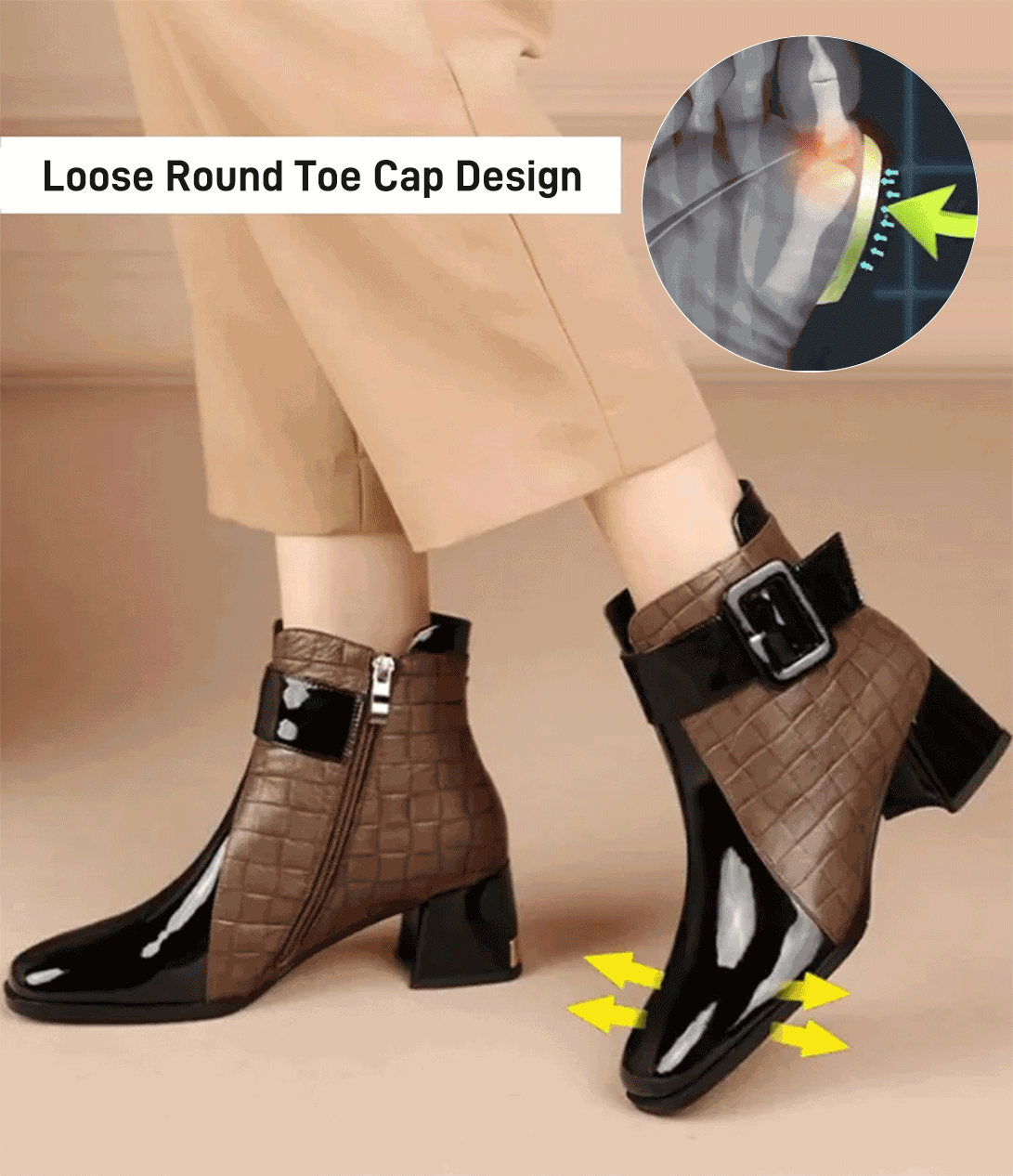 🔥Oferta limitada con 48% de descuento【tallas 35-40】Nuevos zapatos de cuero de vaca australiano 2025 - suaves y cómodos.