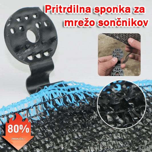 【100 kosov】 Plastične sponke za krpo za senčila