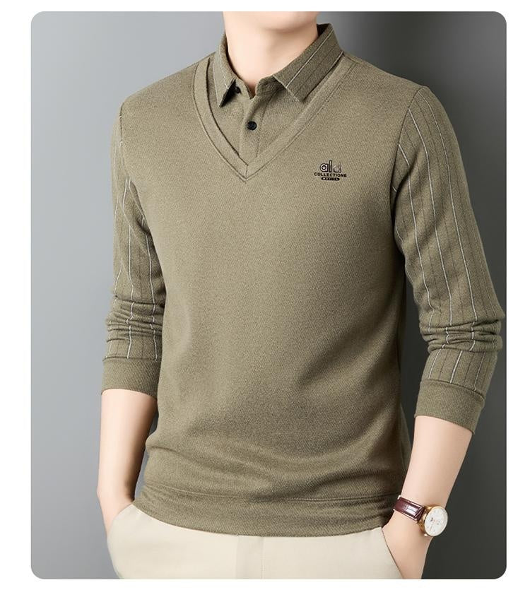 💥【S-3XL】Elegantni dvodelni komplet srajc s flis podlogo