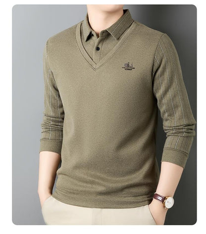 💥【S-3XL】Elegantni dvodelni komplet srajc s flis podlogo