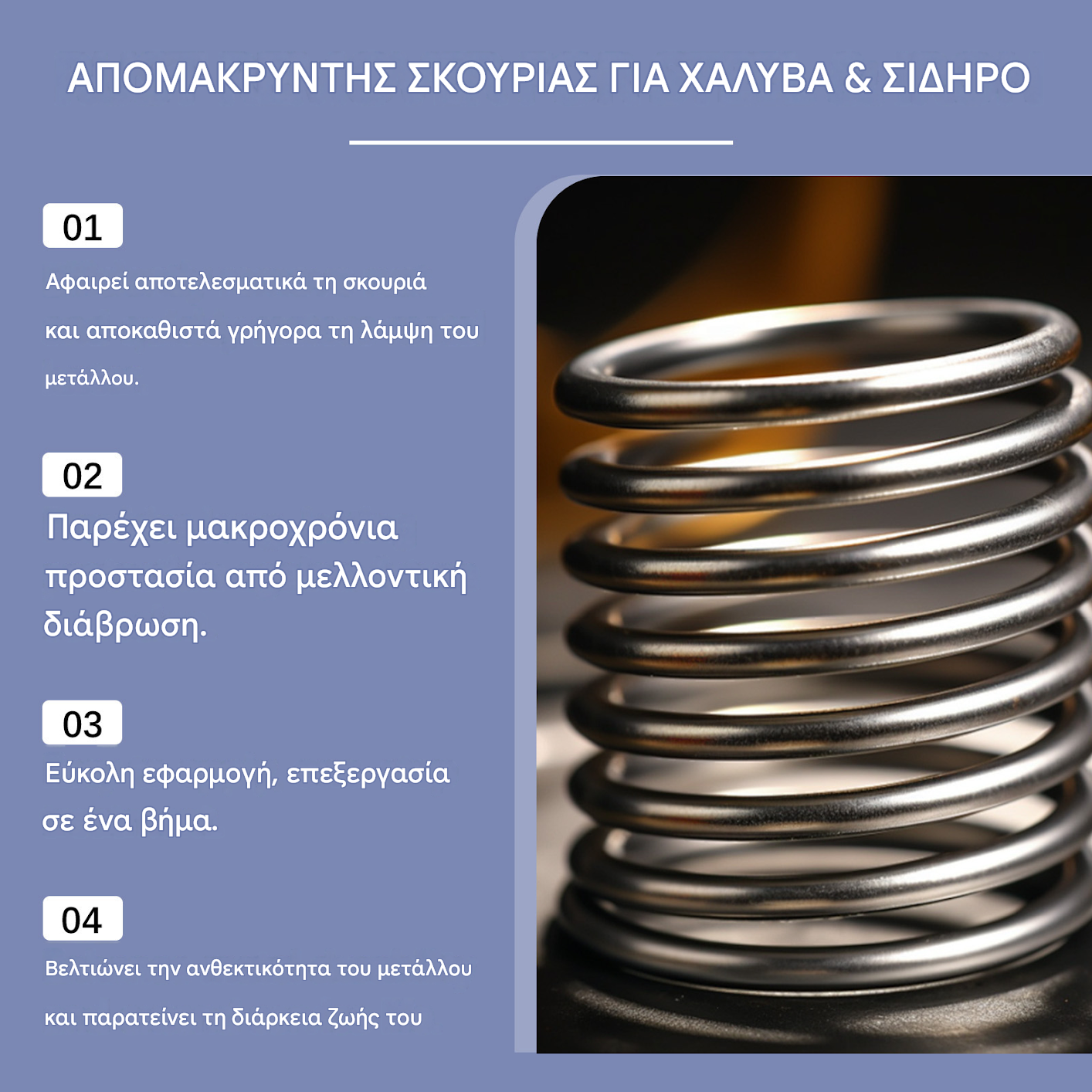 [Αγοράστε ένα και πάρτε ένα δωρεάν] 🔥 Αφαιρετικό σκουριάς χάλυβα υψηλής συγκέντρωσης