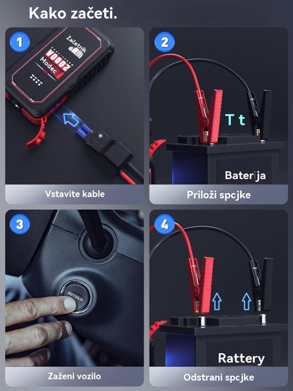 🚗🧰【Kupite enega, enega dobite brezplačno!】Večnamenski pretvornik za hitri zagon avtomobilske baterije【(dvojni vmesnik USB)】