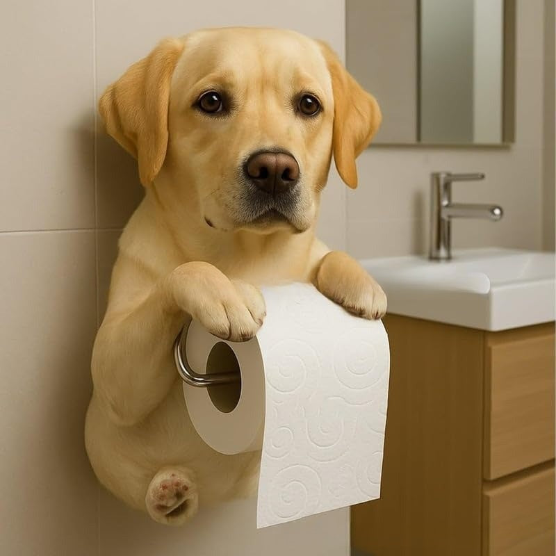 🐕Držalo za toaletni papir z motivom ljubkega kužka