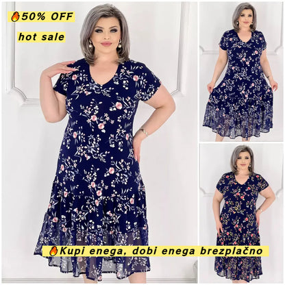 💥49% popust💥💕【S-5XL】Visokokakovostna, udobna in modna obleka