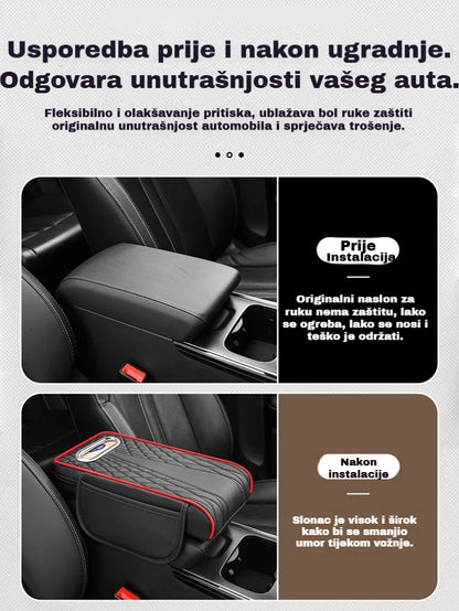 Tri u jednom multifunkcionalni kožni naslon za ruke