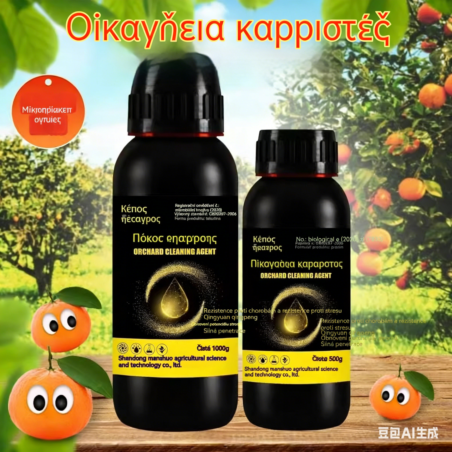 🔥😍Ειδική προσφορά περιορισμένης διάρκειας🍎 🍏🍑Καθαριστικό οπωρώνων - αντιβακτηριδιακού τύπου, 50% έκπτωση!