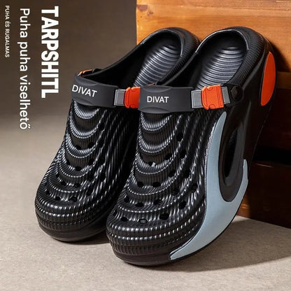 👟 -50% Most! 🌬️ Férfi szandál vastag EVA talppal – könnyű, csúszásmentes, légáteresztő 🏃‍♂️ Tökéletes strandra, edzéshez, hétköznapokra!