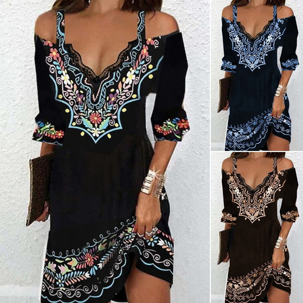 🌸👗【Sleva 50 %】【Velikosti - 5XL】Nový styl šatů – bez ramínek, hedvábně hladké a pohodlné, jarní/letní nezbytnost 4239903