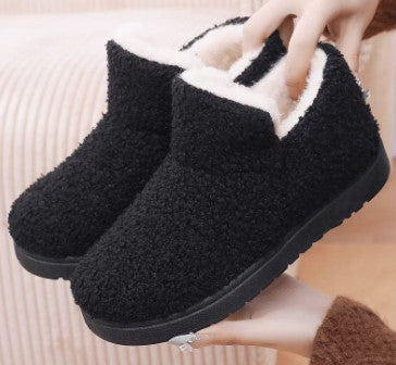 【35-41】Ploski topli snežni škornji iz volne in žameta