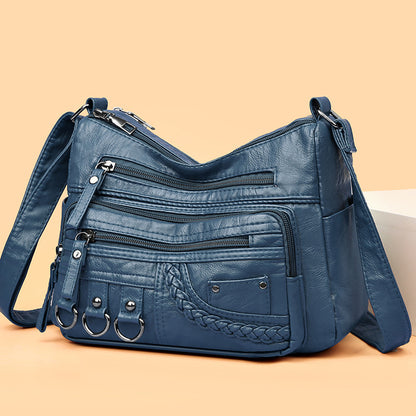 💥👜2026 Nuevo bolso de hombro/bandolera de cuero suave de gran capacidad