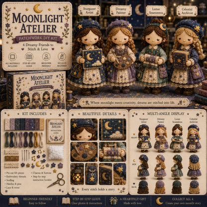 Zadnji dan: Izkoristite 49 % popust!  Komplet za patchwork miniatur iz serije Miniature World.