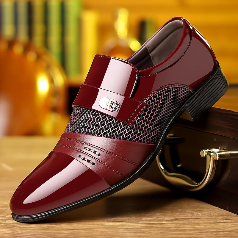 🔥🔥【38-48】Moški elegantni poslovni usnjeni čevlji